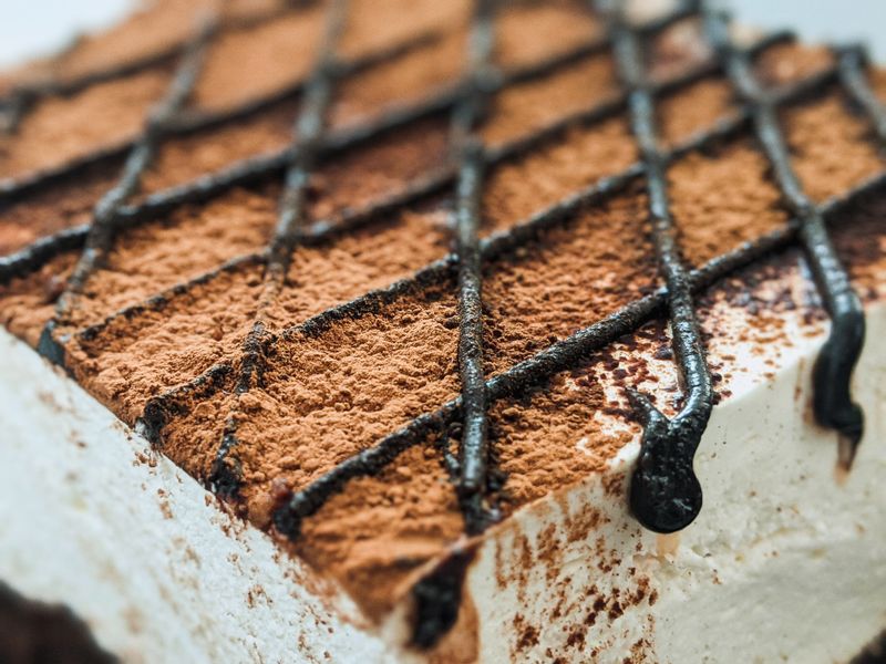 Tiramisu Cup dusted with cocoa